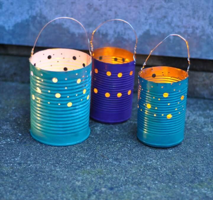 Amazing tin can lanterns
