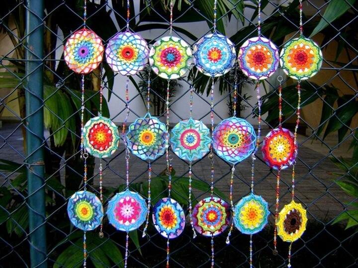 recycled cd windchime