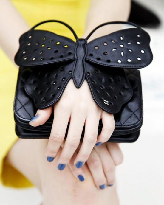 DIY Chanel Leather Perforated Butterfly Bag