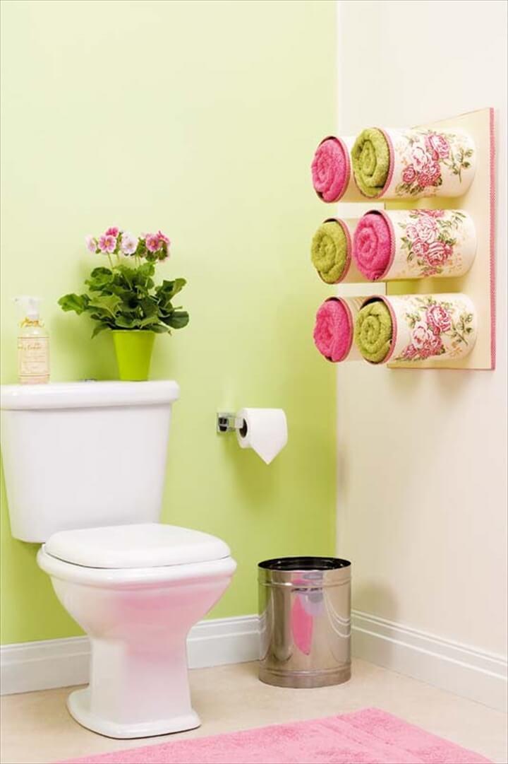 Bathroom Organizing Ideas Tin Cans