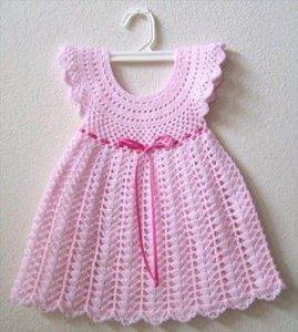 26 Gorgeous Crochet Baby Dress For Babies