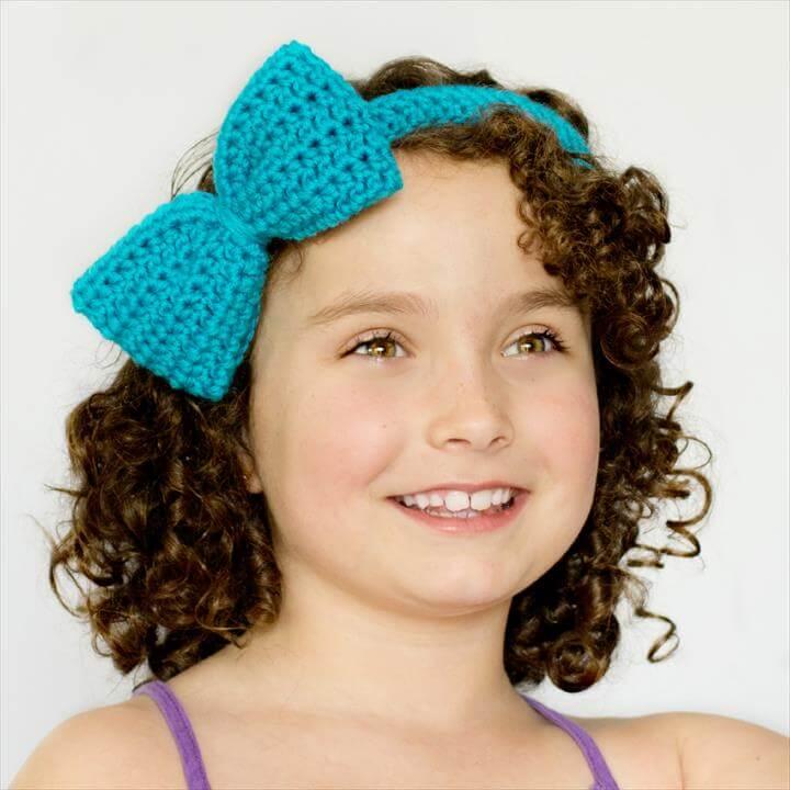 Bluebell Headband & Bow Crochet Pattern