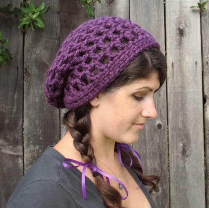 Waffle Cone Slouchy Hat