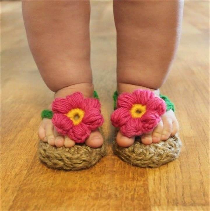 Crochet Jute Sandals