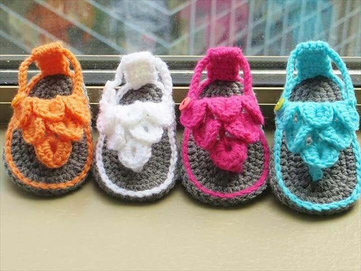  Crochet Sandals and Baby Barefoot Sandals