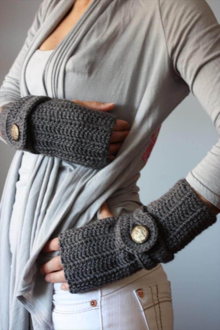 Cute Crochet Wrist Warmers 