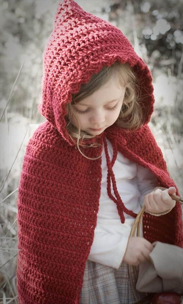 Little Red Riding Hood Cape Crochet pattern