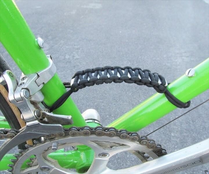Paracord Bike Frame Handle