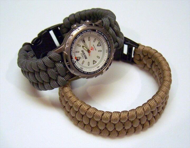 Paracord Survival Watch Band