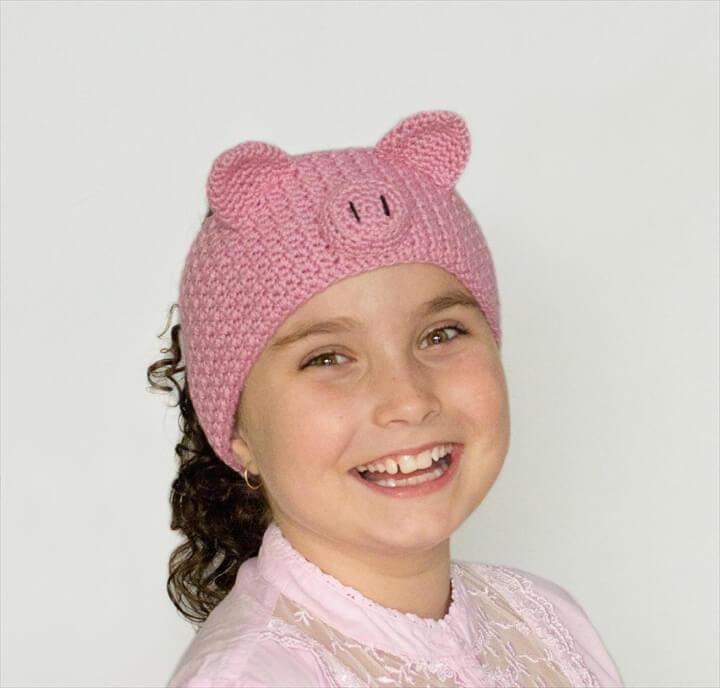 Pretty Pig Crochet Headband
