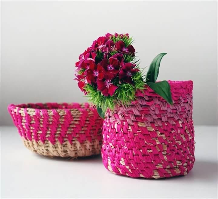 Coiled Raffia Basket DIY: