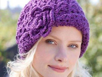 Shell Stick Crochet Hat