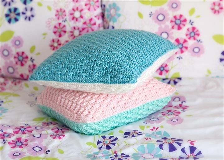 DIY Crochet Pillow Cover
