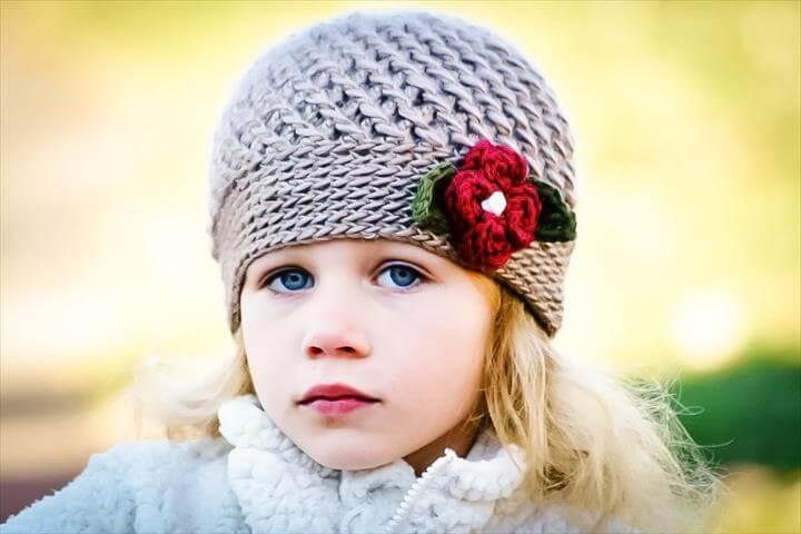 Winter Blossom Hat 