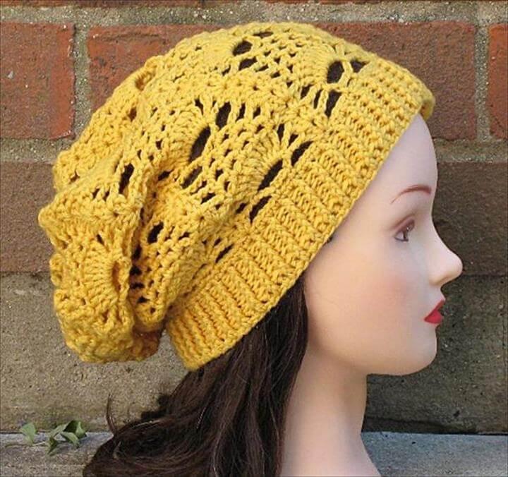 DIY Knit Crochet Hat Pattern
