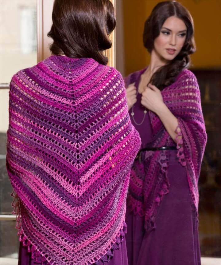 Crochet Ponchos Pattern 
