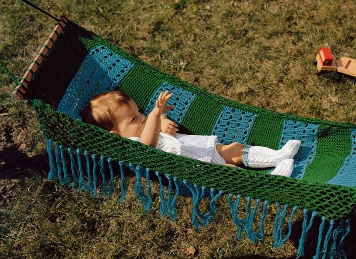Crochet Baby Hammock Vintage Crocheting