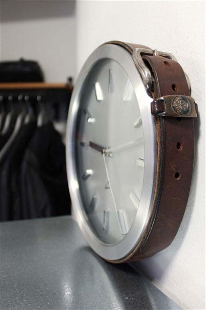 Decorate your simple clock and make it look vintage.