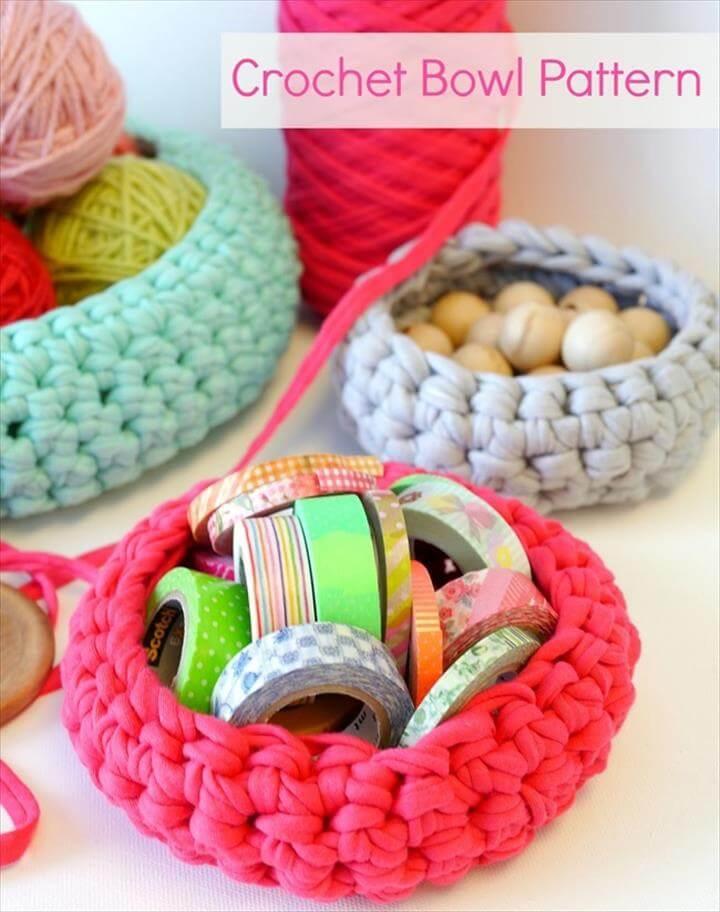 amaziing crochet bowl design