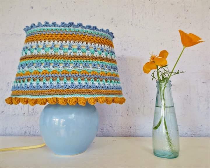Crocheted Lamp Cover