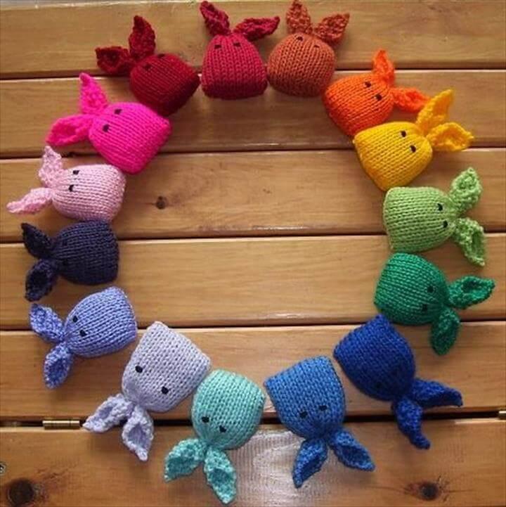 Tiny Knitted Bunnies
