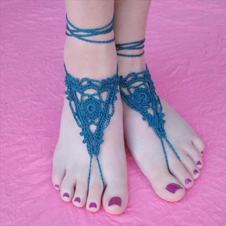 blue barefoot sandal,Gleeful Things Goddess Sandals