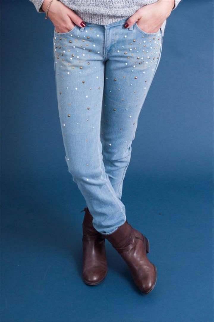 Easy Embellished Jeans