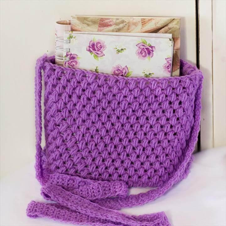 Easy Tote Bag Crochet Pattern: