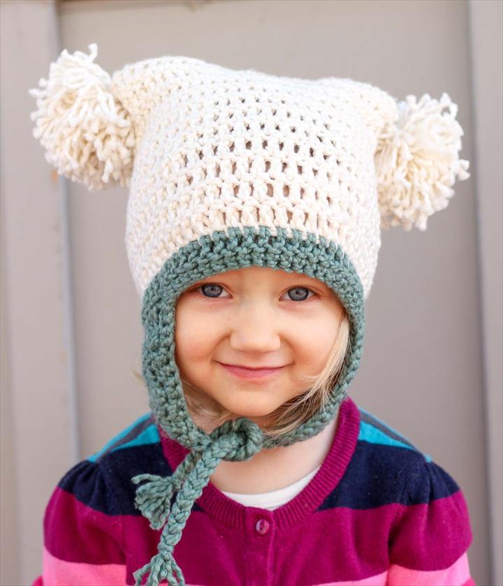 This free crochet beanie pattern is perfect for beginners 