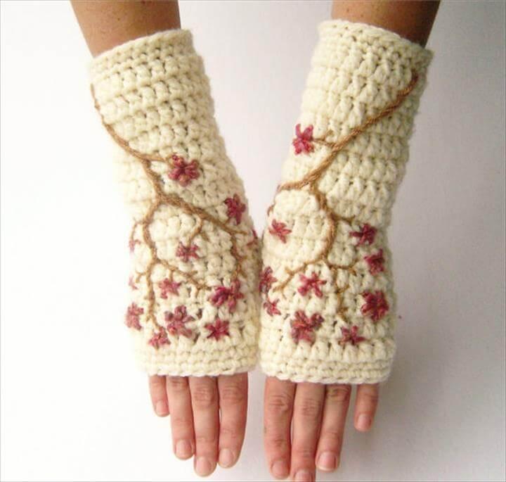 warm fingerless gloves
