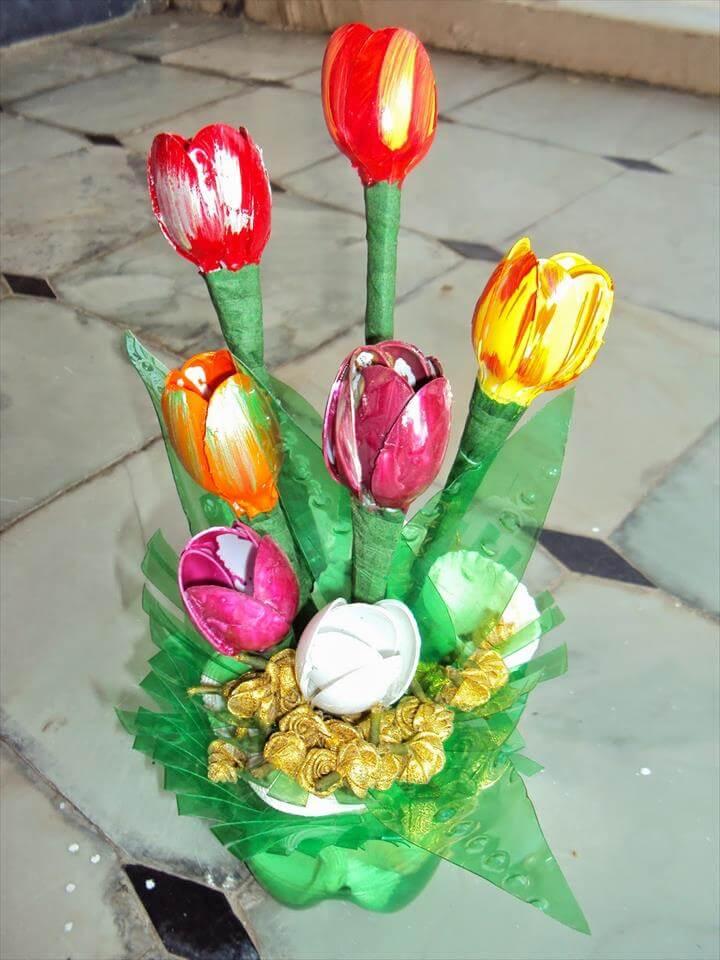Decorative tulips