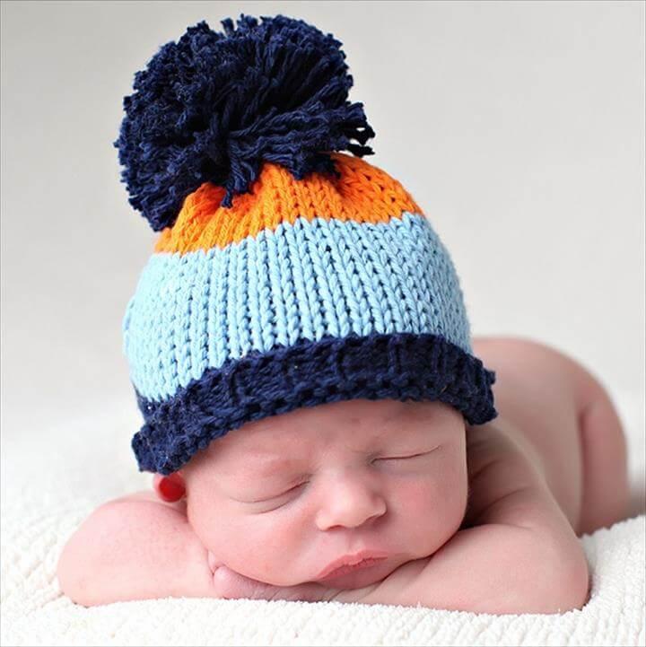 Precious Knit Baby Hat