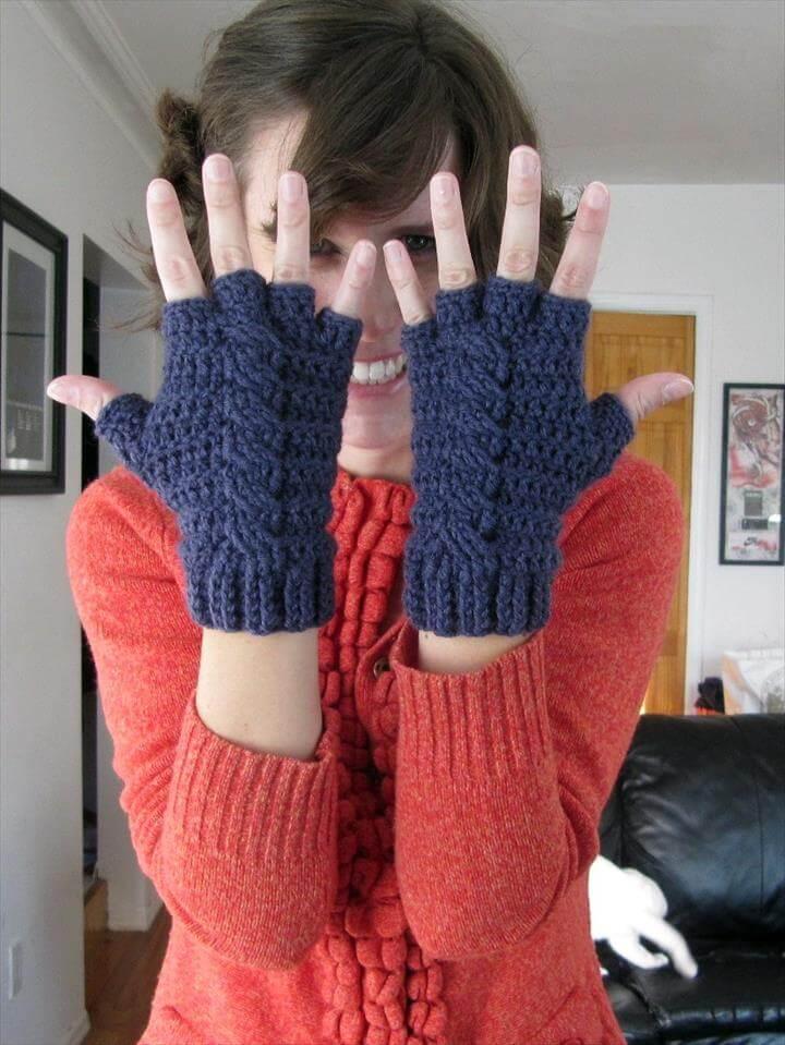Gloves, Mittens and Free Crochet