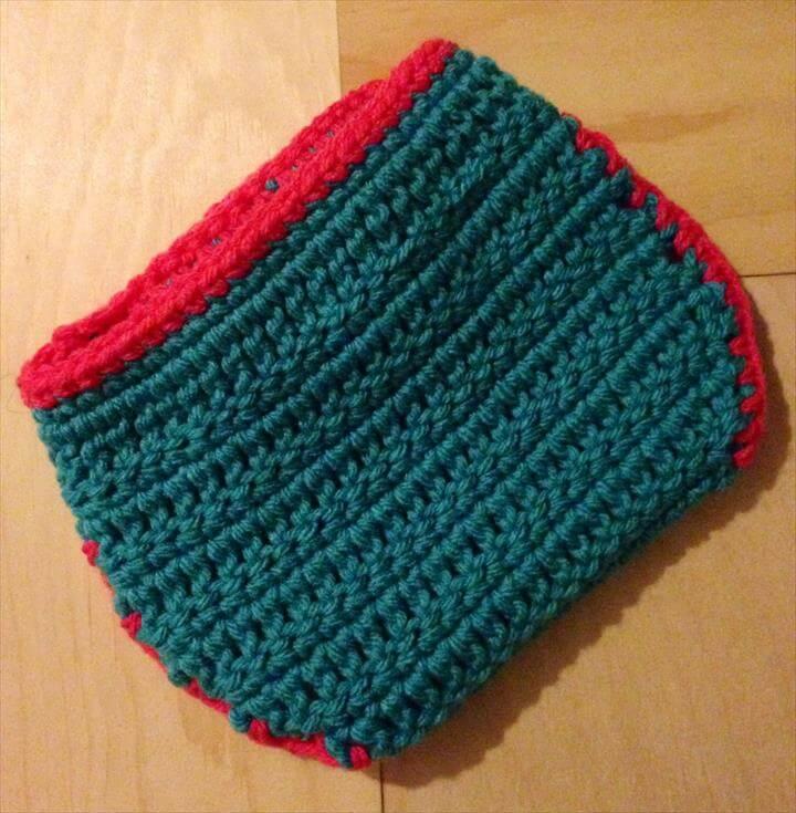 Crocheted Baby "Monsters Inc Sully Inspired" Hat Diaper Cover