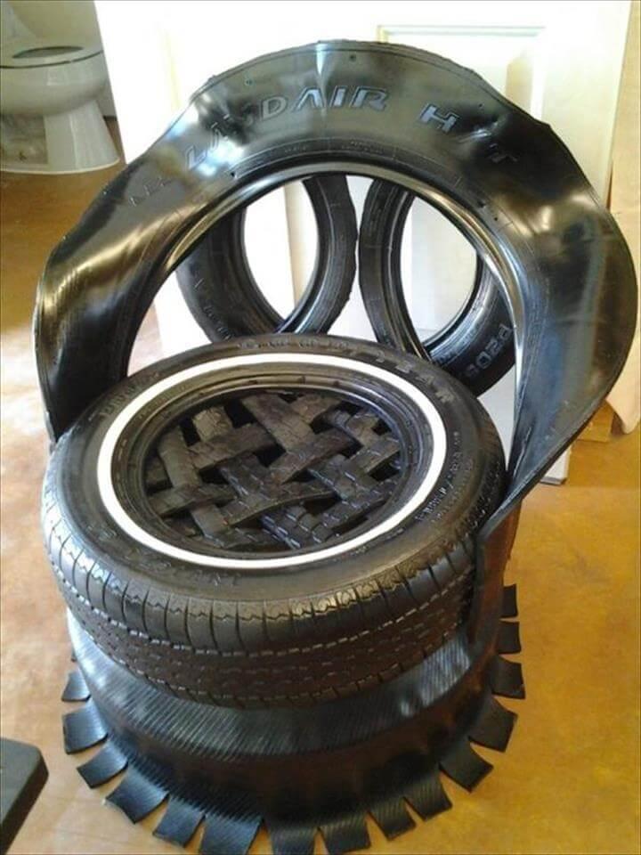 Recycled Tire Chair:
