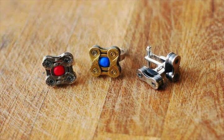 rings and cufflinks.