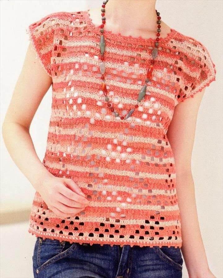 Crochet Sweater Pattern - Beautiful And Easy