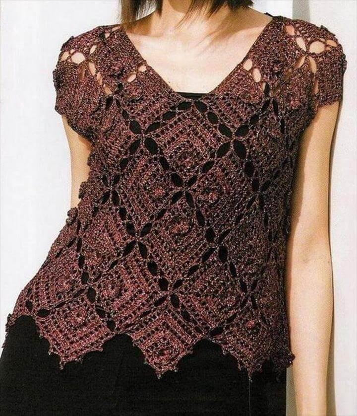 Crochet Sweater Pattern Free