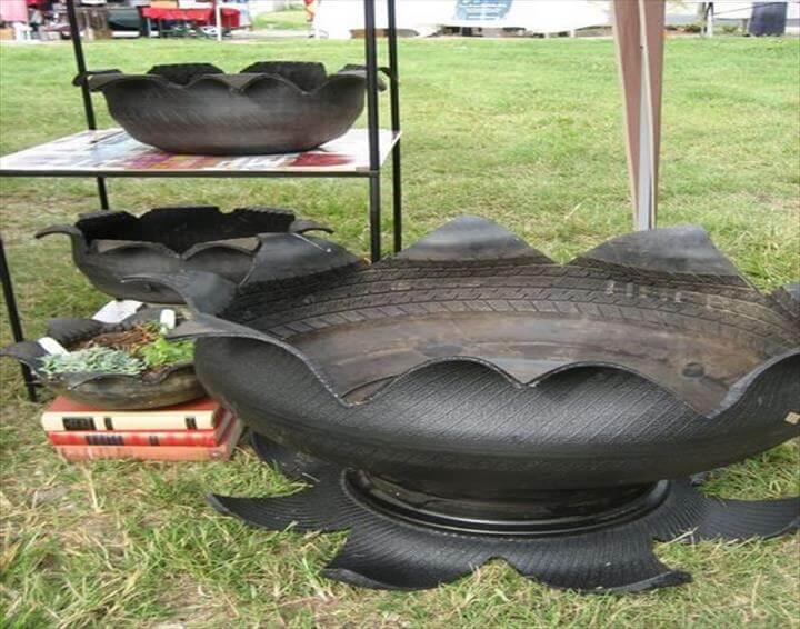 Recycled Old Tires Ideas