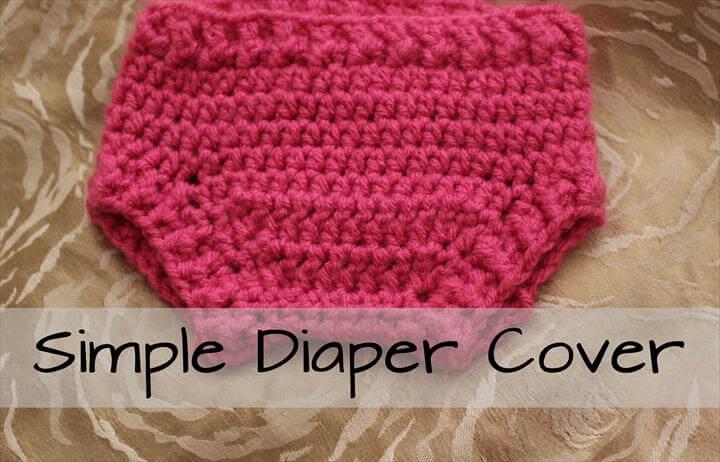 Simple Diaper Cover Free Crochet Pattern