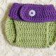 new Ninja Turtles Donatello Crochet Baby Hat & Diaper Cover