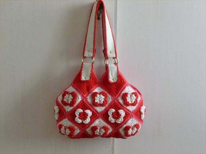 Handbag Barboletta free crochet pattern