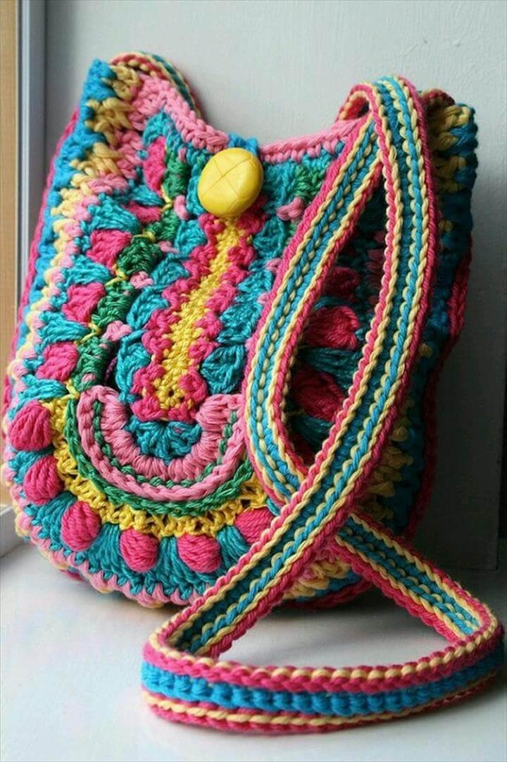 Crochet Hang Bag Patterns Ideas