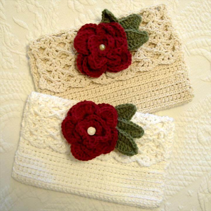 Crochet Envelope Purse - Christmas Crafts, Free Knitting Patterns