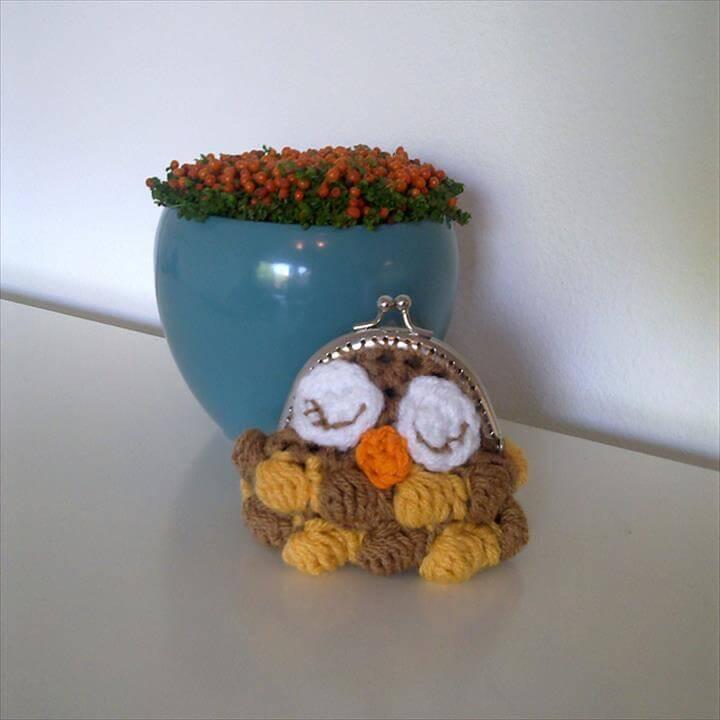 Crochet Owl Purse Pattern