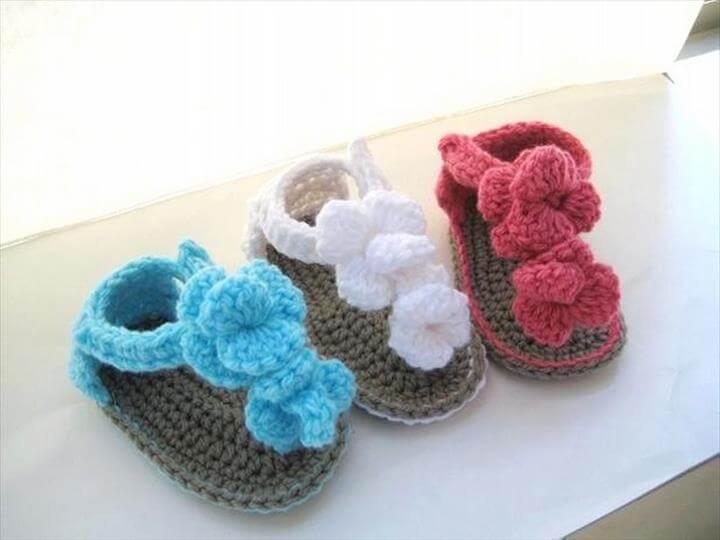 Crochet Baby Shoes Ideas 
