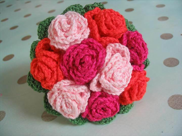  Crochet flower patterns and Crochet flowers
