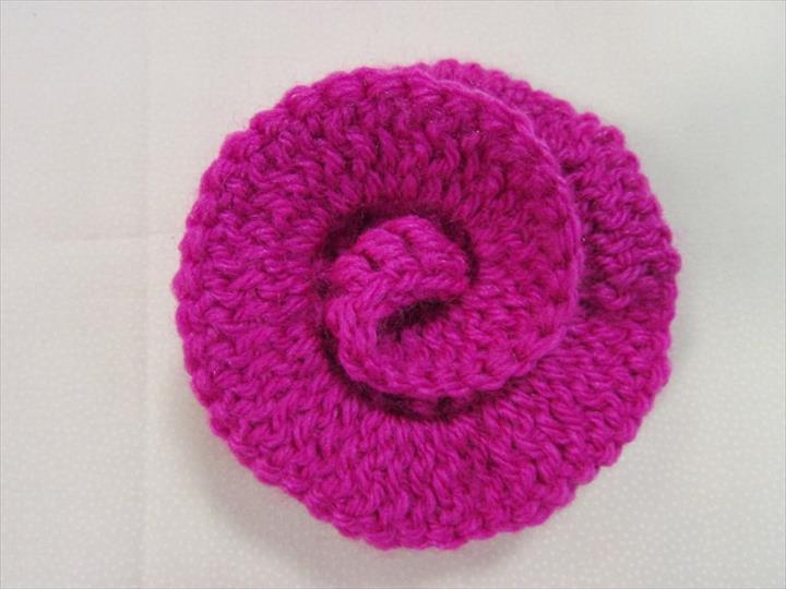 Flared Rose Crochet Pattern