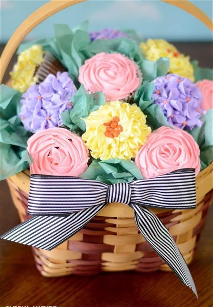 diy cupcake bouquet