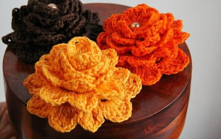 Free crochet flower patterns and Free pattern
